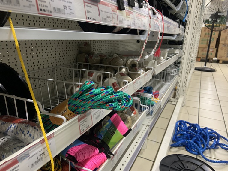 Avant Nat, les cordages sont proches de la rupture de stock dans plusieurs magasins
