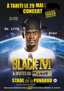 Black M en concert unique vendredi soir