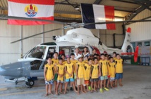 Cérémonie de baptême de l'hélicoptère de sauvetage du détachement de la 35F Cérémonie de baptême de l'hélicoptère de sauvetage du détachement de la 35F