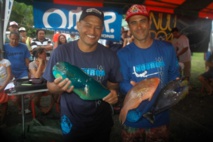 1ère manche du championnat de Polynésie par équipes de pêche sous marine le 6 juin