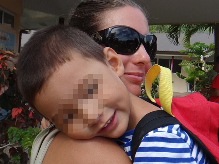 Patrícia Nyíri-Kovács se bat depuis novembre 2011 pour pouvoir quitter la Polynésie avec son fils, Noah.