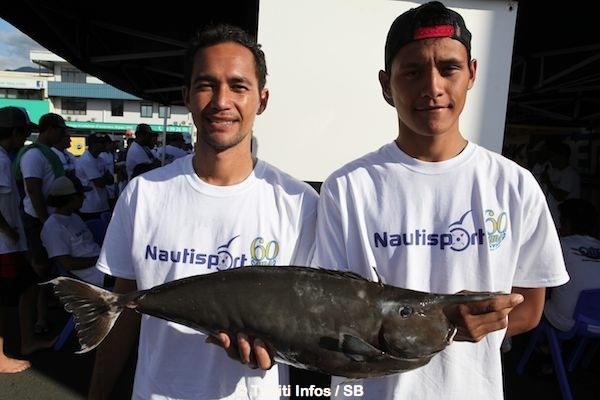 Le poisson du jour ? Un Ume Herepoti tiré à plus de 20 mètres.
