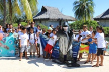 Journée d'échange entre enfants de Moorea et de Tubuai‏