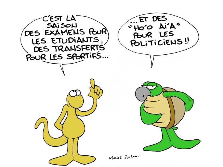 "C'est de saison! ", selon Munoz "C'est de saison! ", selon Munoz