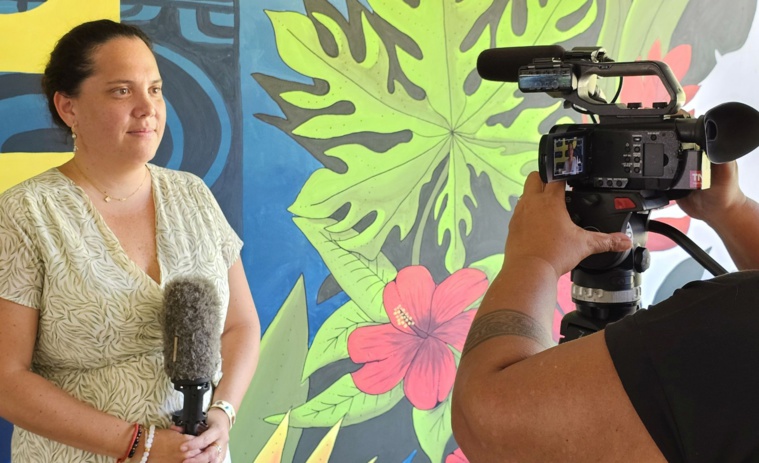 Teanini Tematahotoa, la directrice de l'ICPF. Crédit photo : Présidence.