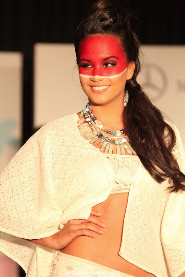 Ohana Huber, dauphine de Miss Tahiti en 2013..