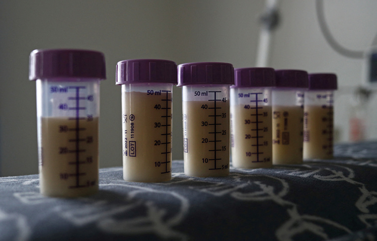 Le service lactation du CHPF de Pirae, actuellement confronté à un manque de stock de lait maternel.  Crédit : Tom Larcher