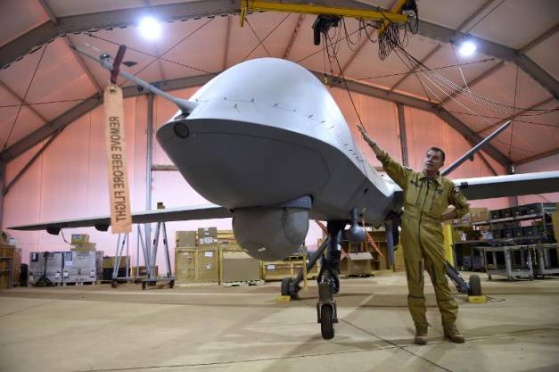 Le drone Reaper de l'armée Française (AFP)