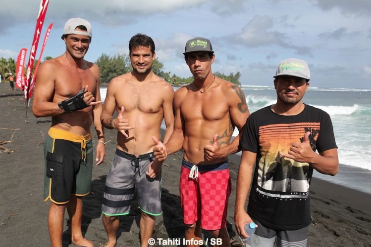 Hira, Michel, Georges et Manoa ont uni leurs forces. Hira, Michel, Georges et Manoa ont uni leurs forces.