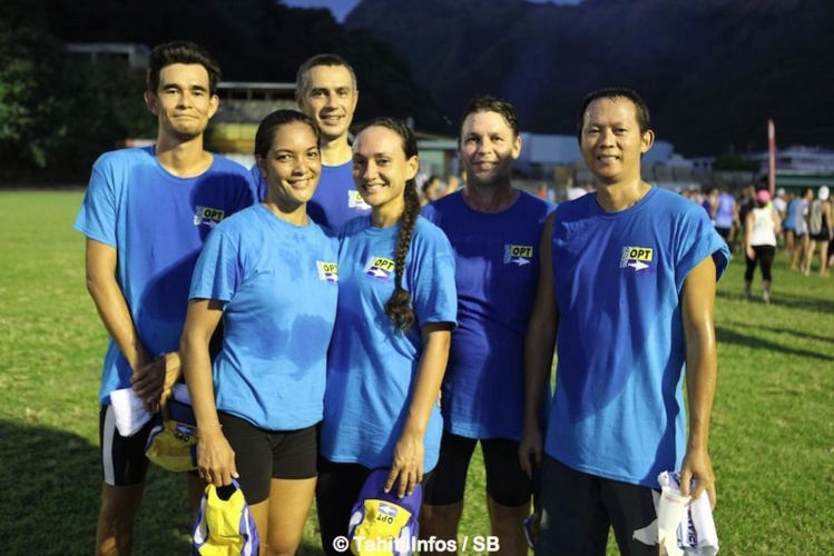 On a participé également avec ses collègues de travail, ici l'Opt. On a participé également avec ses collègues de travail, ici l'Opt.