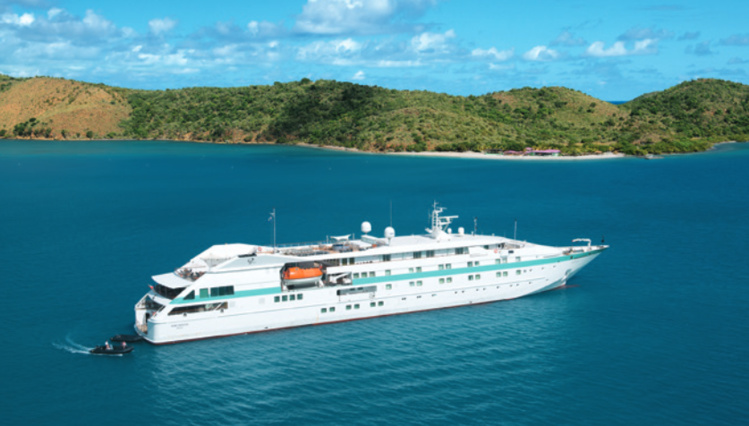 Le Tere Moana peut accueillir 88 passagers.