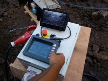 L'écran de contrôle du robot télécommandé L'écran de contrôle du robot télécommandé