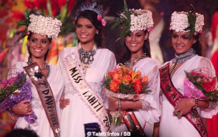 Vaimiti Teiefitu élue Miss Tahiti 2015