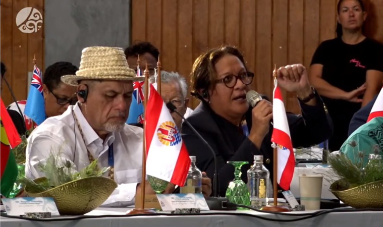 Une délégation d'au moins six élus s'est déplacé à Rapa Nui pour discuter des microplastiques Une délégation d'au moins six élus s'est déplacé à Rapa Nui pour discuter des microplastiques