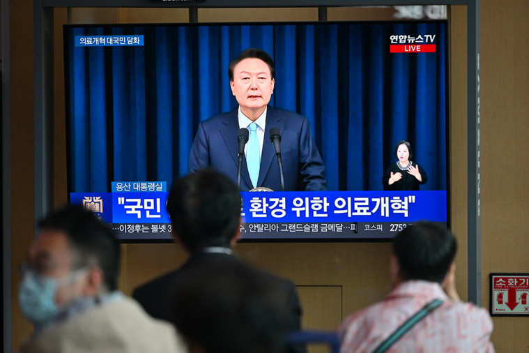 Crédit Jung Yeon-je / AFP Crédit Jung Yeon-je / AFP