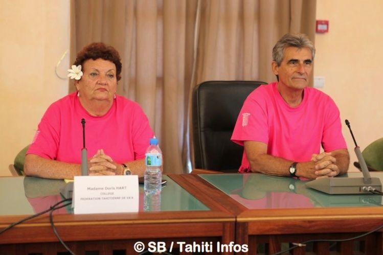 Doris Hart et Jean Chicou. Doris Hart et Jean Chicou.