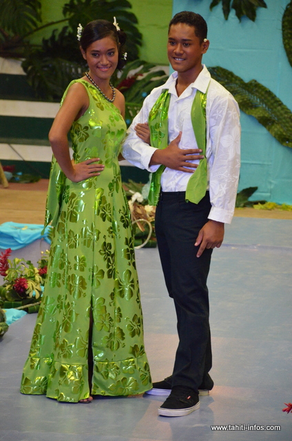 Les titres de Miss et Mister Elégance reviennent à Hinerava TANE et Tauraa TERIITEMAURIREI