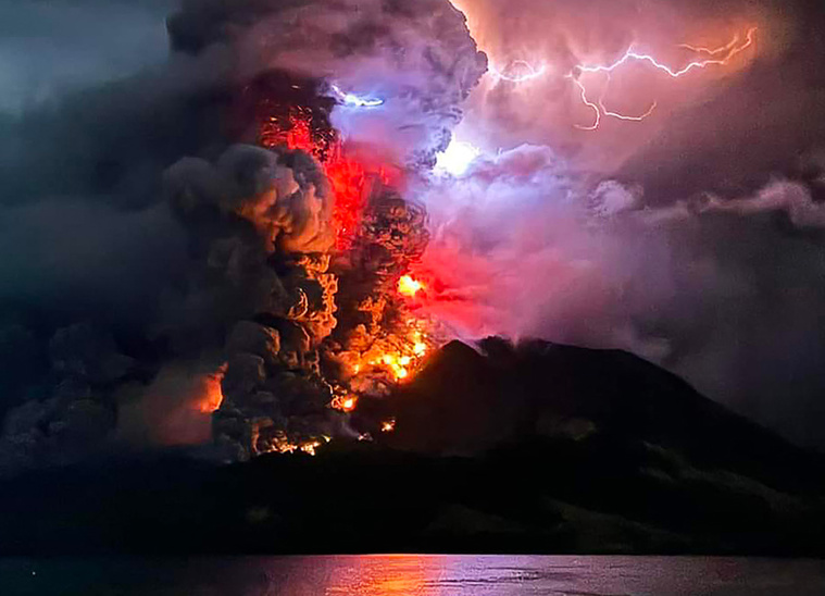 Crédit Handout / Center for Volcanology and Geological Hazard Mitigation / AFP