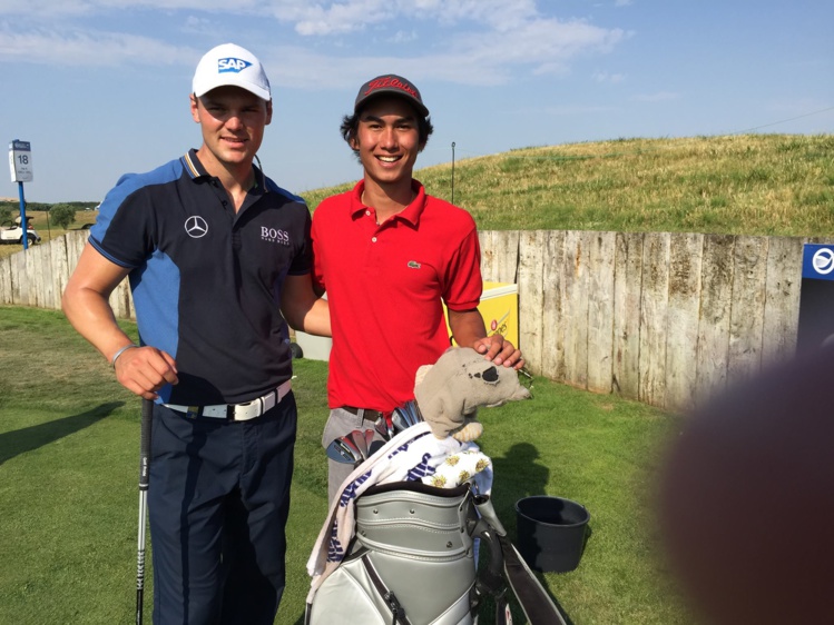 Mahatua Berniere, un jeune qui monte dans le circuit pro du golf européen Mahatua Berniere, un jeune qui monte dans le circuit pro du golf européen