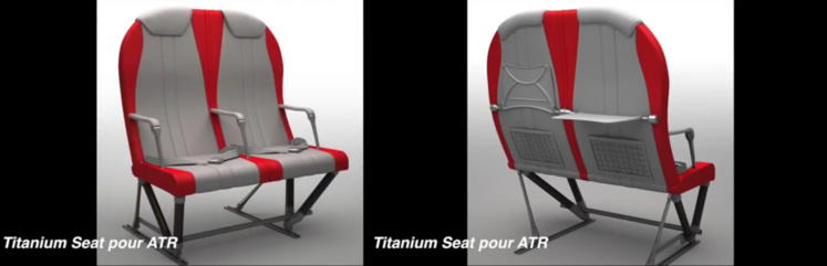 Air Tahiti est le client de lancement de la version biplace pour avions régionaux (type ATR) du Titanium Seat.