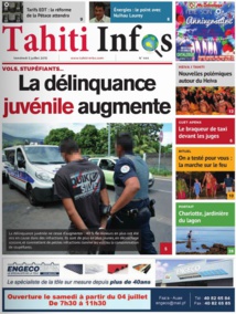 TAHITI INFOS N°444 du 3 juillet 2014 TAHITI INFOS N°444 du 3 juillet 2014