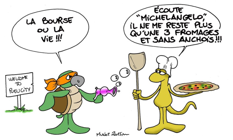 Le braquage à main armée à Pueu vu par Munoz Le braquage à main armée à Pueu vu par Munoz