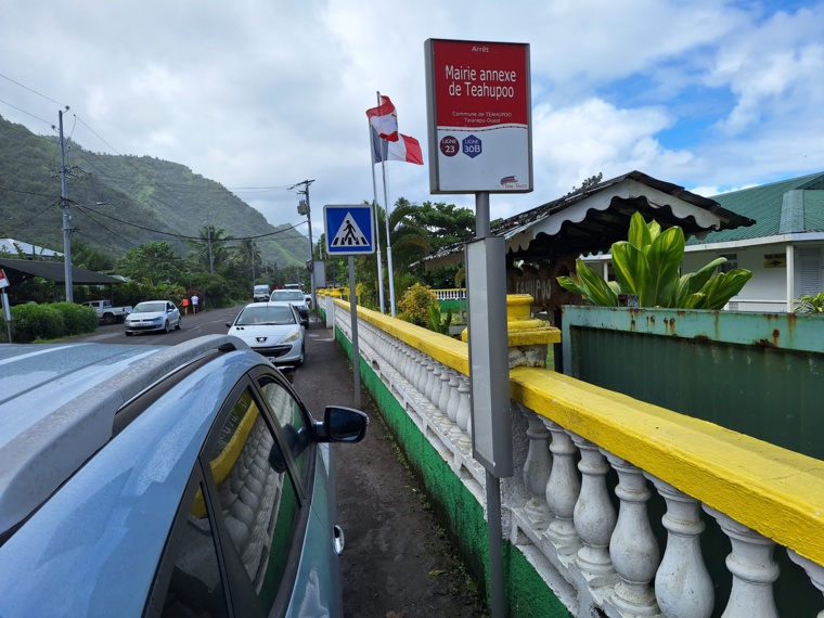La mairie de Teahupo’o, où un point de filtrage sera mis en œuvre. La mairie de Teahupo’o, où un point de filtrage sera mis en œuvre.