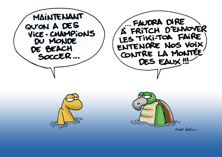 "La montée des eaux" vu par Munoz "La montée des eaux" vu par Munoz