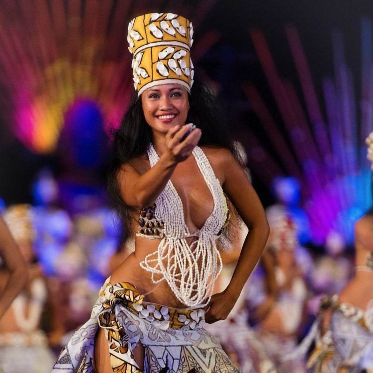Vaitea est une danseuse confirmée de 'ori Tahiti. (Photo : JP Ricordel)