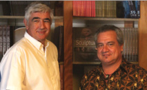 Visite du ministre de la Culture à la maison d’édition Au Vent des îles Visite du ministre de la Culture à la maison d’édition Au Vent des îles