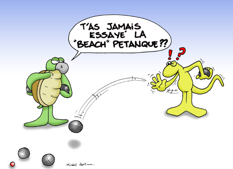 "Tu la tires ou tu la pointes?" par Munoz "Tu la tires ou tu la pointes?" par Munoz