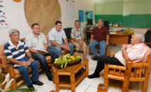 Valorisation du uru : Frédéric Riveta rencontre une délégation du service de l’agriculture de Wallis et Futuna