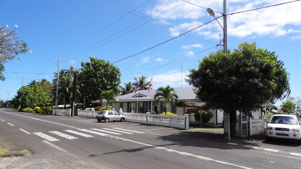 La mairie annexe de Tiarei où se réunissent les élus de la commune de Hitia'a O Te Ra.