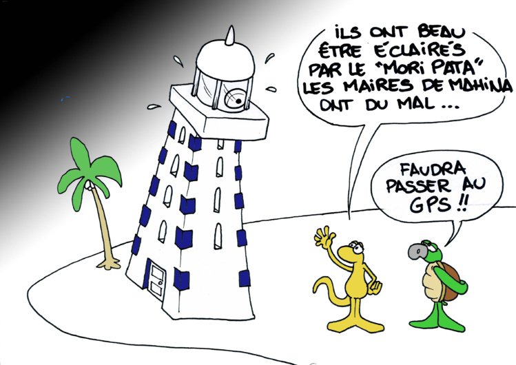 "La valse des maires de Mahina" vu par Munoz "La valse des maires de Mahina" vu par Munoz
