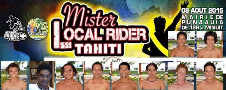 1re élection de Mister Local Riders Tahiti
