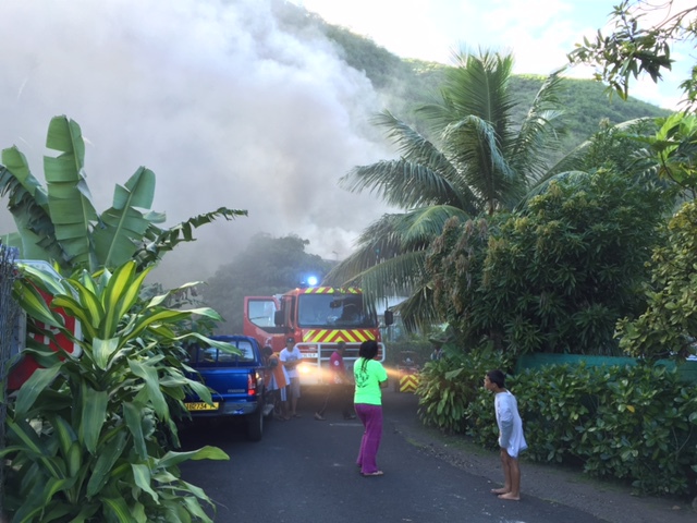 Incendie à Paea : deux logements détruits, les familles relogées (MàJ)