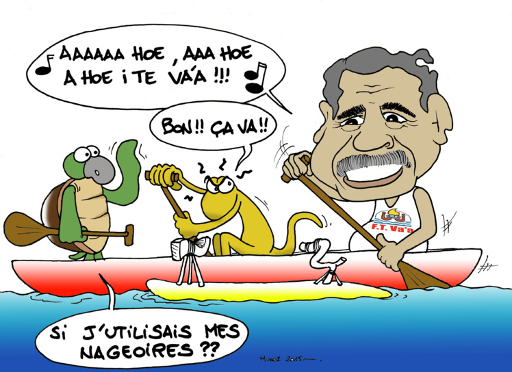 "Rodolphe, le nouveau peperu de la FT Va'a" par Munoz "Rodolphe, le nouveau peperu de la FT Va'a" par Munoz