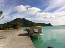 Une navette de transport à Bora (Photo d'illustration). Une navette de transport à Bora (Photo d'illustration).