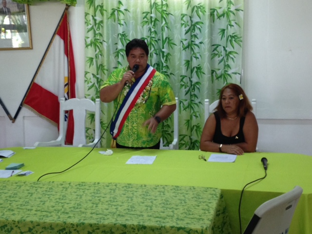 Damas Teuira succède à Patrice Jamet à la mairie de Mahina