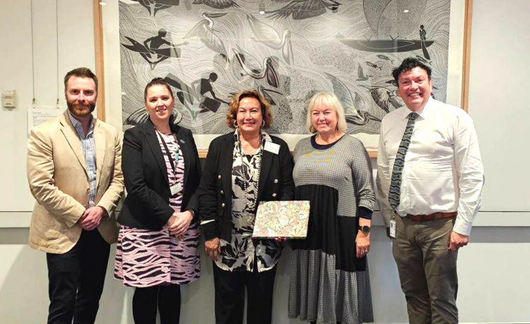 L'inauguration de l'exposition Gauguin's World : Tona Iho, Tona Ao. Crédit : Présidence L'inauguration de l'exposition Gauguin's World : Tona Iho, Tona Ao. Crédit : Présidence