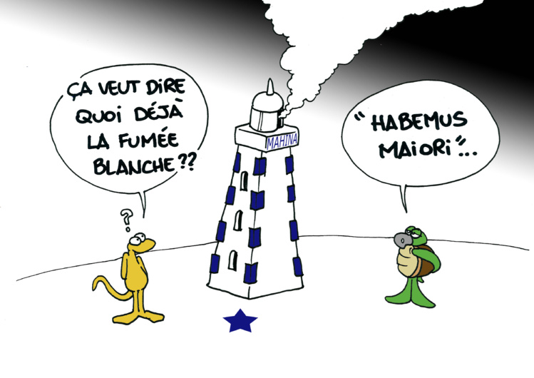 "Le tavana de Mahina élu" par Munoz "Le tavana de Mahina élu" par Munoz