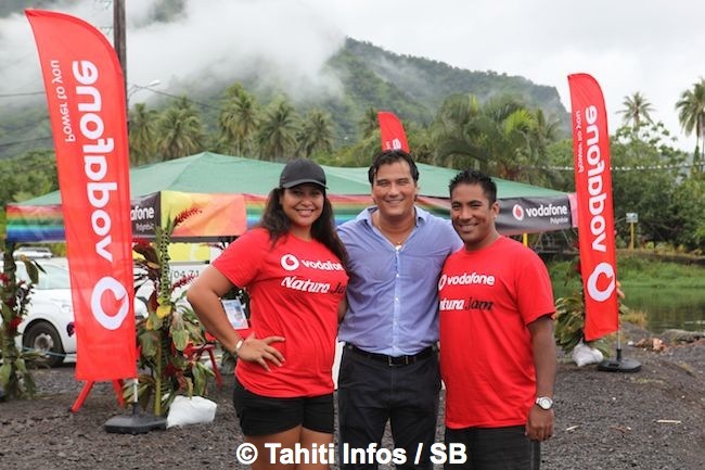 Vodafone propose un accès internet aux abords de la compétition