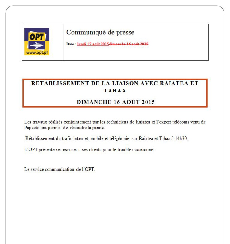 Raiatea: Un dimanche coupé du monde Raiatea: Un dimanche coupé du monde