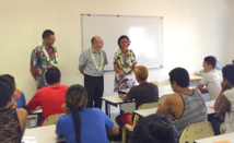 Rentrée scolaire au lycée professionnel de Mahina Rentrée scolaire au lycée professionnel de Mahina