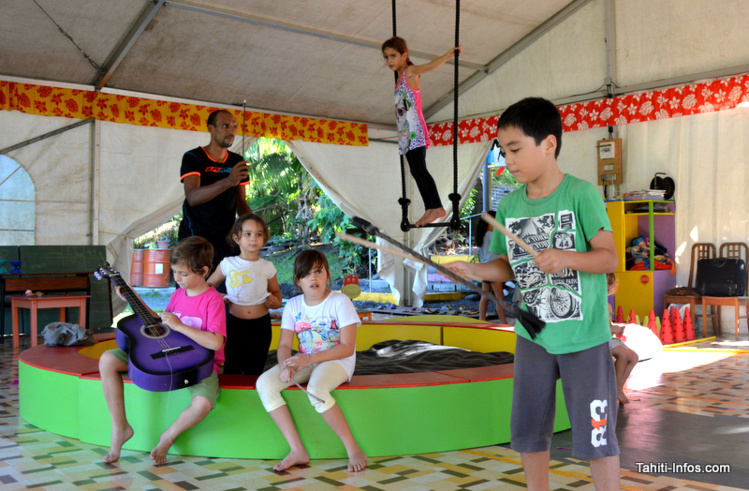 Mahina : cirque, yoga et arts plastiques pour les enfants au Chat Pito