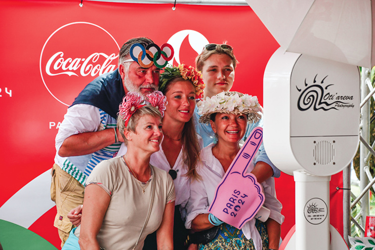 Le stand photos pour garder un souvenir mémorable de ces Jeux. © Wendy Cowan Le stand photos pour garder un souvenir mémorable de ces Jeux. © Wendy Cowan