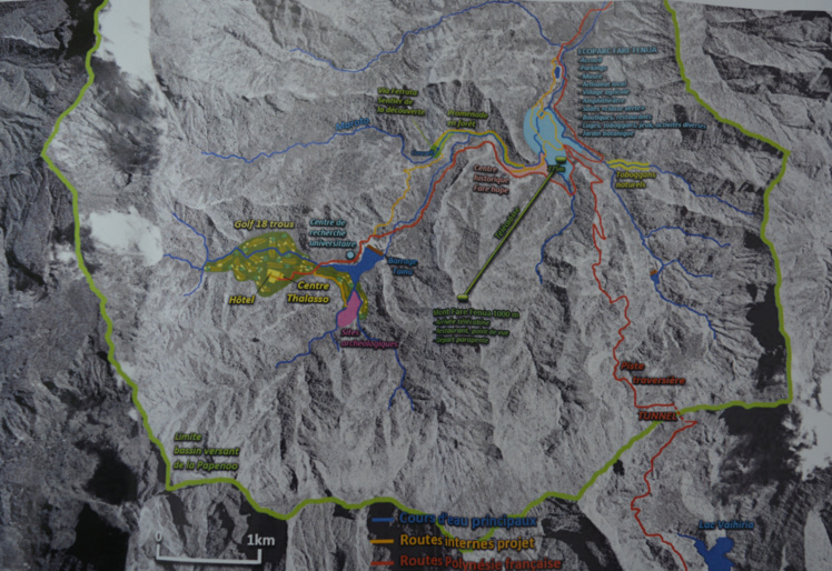 Localisation des aménagements de l'Ecoparc Fare Fenua Localisation des aménagements de l'Ecoparc Fare Fenua