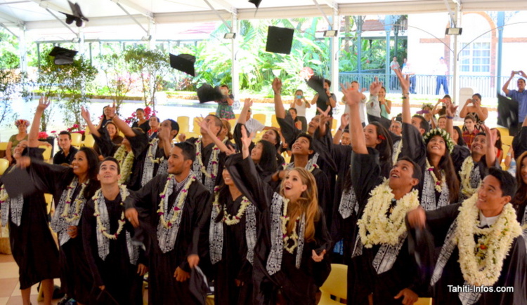 Une cérémonie à l'américaine très réussie