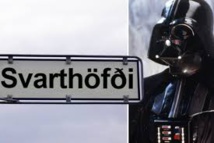 Une rue Dark Vador à Reykjavik