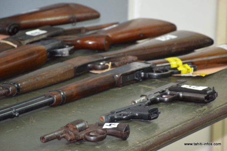 86 armes à feu de tous calibres et tous types ont été mises hors service, dans le cadre de la campagne "Déposez les armes"